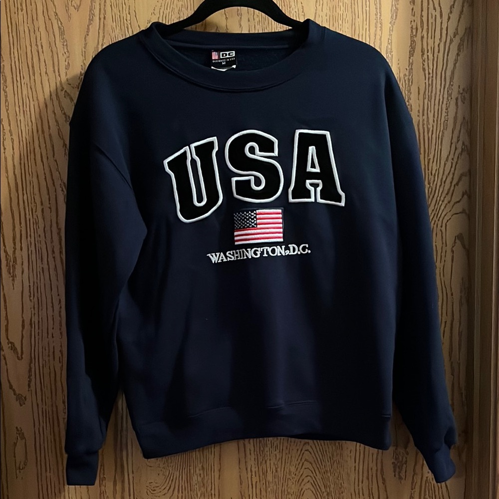 USA Washington D.C. Navy Sweatshirt